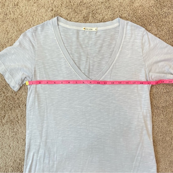 Marine Layer Boyfriend V-Neck Tee Short Sleeve Women’s T-Shirt in Size XS - Picture 12 of 16